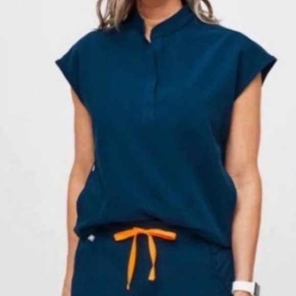 Figs Tops Figs Limited Edition Deep Reef Rafaela Top Poshmark